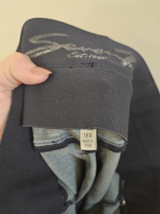 Seven7 Denim - Seven7 Womens Skinny Jeans Dark Wash